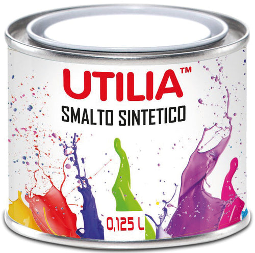 Utilia Smalto Sintetico Ml. 125 Grigio (Ral 7001) 6.00 Pz