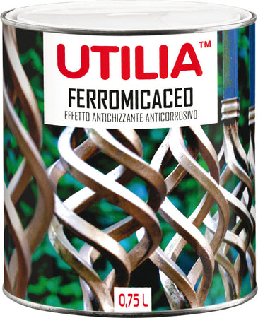 Utilia Smalto Sintetico Ferromicaceo Ml. 750 Grigio Medio 6.00 Pz