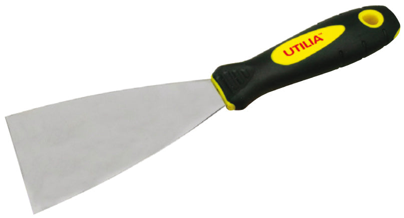 Utilia Spatola Per Stucco Inox Mod. Classico Manico In Gomma Mm. 30 12.00 Pz