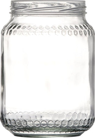 Vaso Vetro Per Alimenti Miele Imboccatura Ø Mm. 82 Cc. 780 12.00 Pz