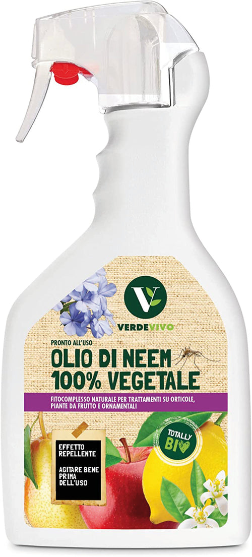 Verdevivo Olio Di Neem 100% Pronto All'Uso Ml. 750 15.00 Pz