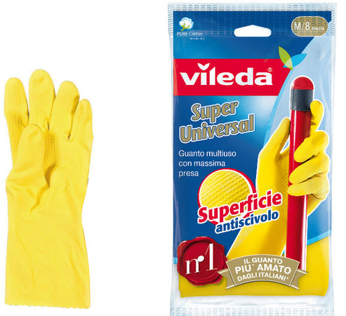 Vileda Guanti In Lattice Super Universal Tg. M 12.00 Paia
