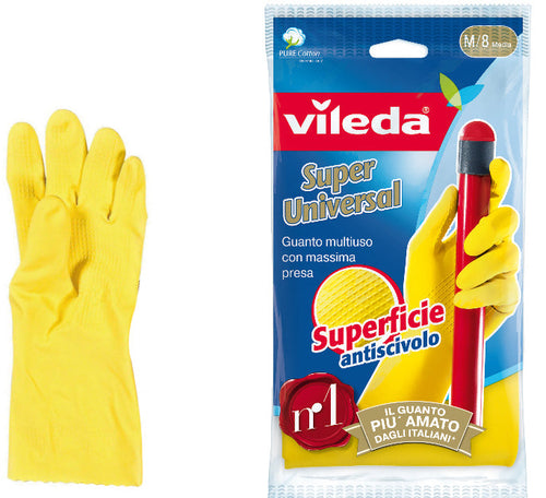 Vileda Guanti In Lattice Super Universal Tg. M 12.00 Paia