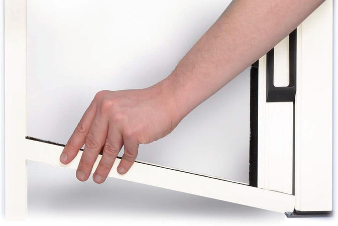 Zanzariera Verticale In Kit Col. Bianco (Ral 9010) Cm.100X240