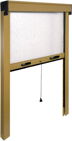 Zanzariera Verticale In Kit Col. Bronzo Cm. 80X160