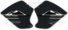 2 PROTEZIONI LATERALI 3D SERBATOIO compatibili x MOTO YAMAHA SUPER TENERE carbon
