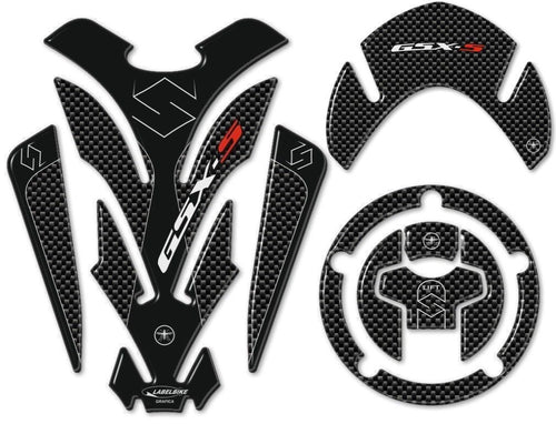 kit ADESIVI 3D PROTEZIONI in resina compatibili per MOTO GSXS SUZUKI GSX-S 1000