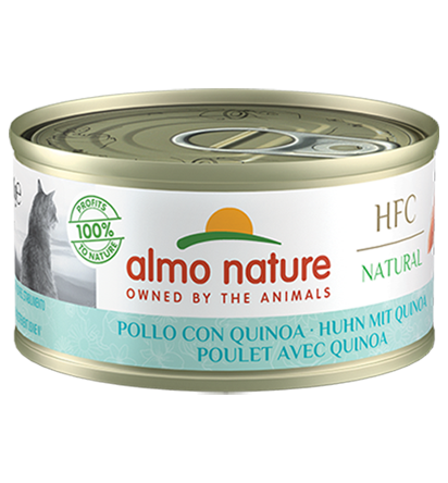 Almo Nature Scatoletta HFC Natural gusto Pollo e Quinoa per Gatti Adulti 70gr