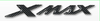 2 ADESIVI/STICKERS 3D SCRITTA XMAX compatibili per SCOOTER YAMAHA X MAX 2010-2024