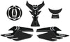 KIT ADESIVI RESINA 3D PROTEZIONI compatibili per moto NINJA 650 KAWASAKI carbon