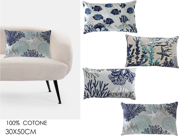Cuscino Decorazione Marina 30x50cm con Zip