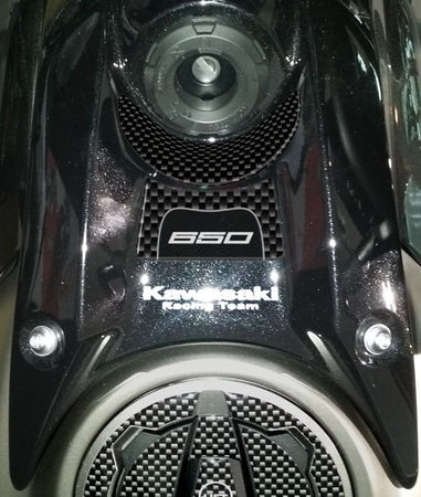 KIT ADESIVI RESINA 3D PROTEZIONI compatibili per moto NINJA 650 KAWASAKI carbon