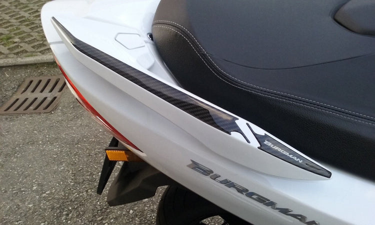 2 ADESIVI 3D GEL PROTEZIONE MANIGLIE compatibili per SUZUKI BURGMAN 400 2017-2023