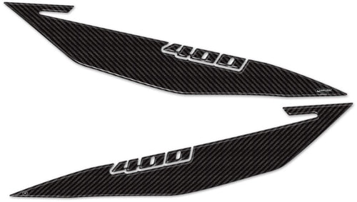 2 PROTEZIONI gel 3D PIEDI PASSEGGERO compatibili per SUZUKI BURGMAN 400 2017-2023