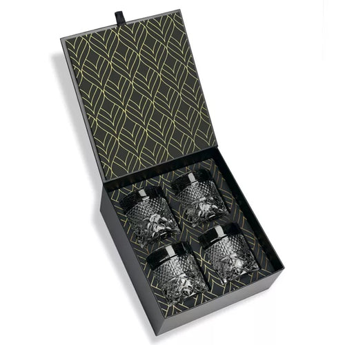Set di 4 Bicchieri The Privilege Collection - Admiral Whiskey Glasses Gift Set