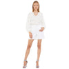 Guess blusa bianca tunica in pizzo Pelari W5GH0Y WHAJ0 G011 Camicie Guess