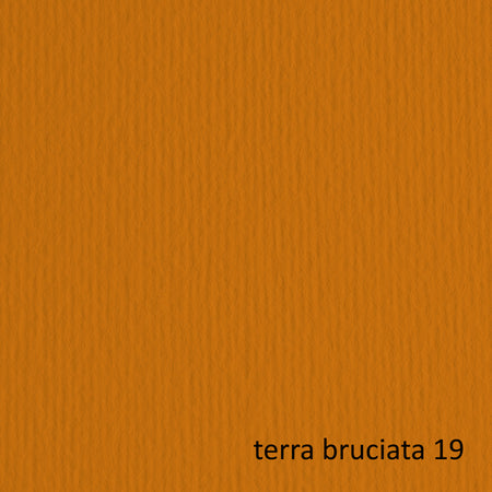 Blister 10Fg Cartoncino 70X100 220Gr Terra Bruciata 119 Fabriano Elle Erre