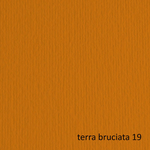 Blister 10Fg Cartoncino 70X100 220Gr Terra Bruciata 119 Fabriano Elle Erre