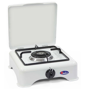 Fornello 1 un Fuoco Doppia Corona con Valvola di Sicurezza Gpl/ Metano 5321GPS/C 50mbar made in italy Cfparker