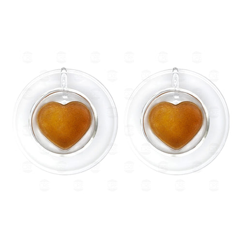 Tazzine You&Me ❤ per Caffè, 50ml in Vetro