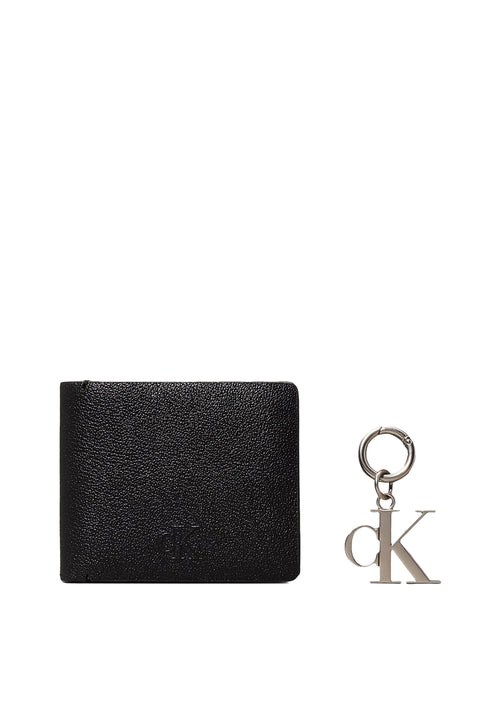 calvin klein Gift Bifold W/Coin & Key Fob Uomo K50K512101-BEH Nero da uomo