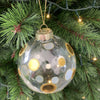 6 palline natalizie in vetro Trasparente con Pois da Ø 10 cm, Pendaglio decorato