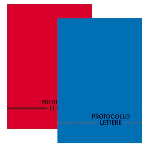 Registro Protocollo Lettere Ricevute-Spedite 21X31Cm 100Fg Bm