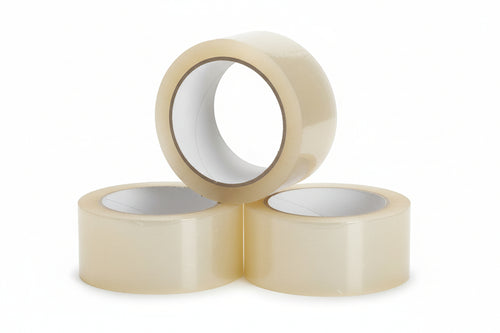 Nastro Adesivo Pacchi Per Imballaggio Rotolo Scotch Trasparente Plp 50 Mm X 132 Metri Extra Lungo