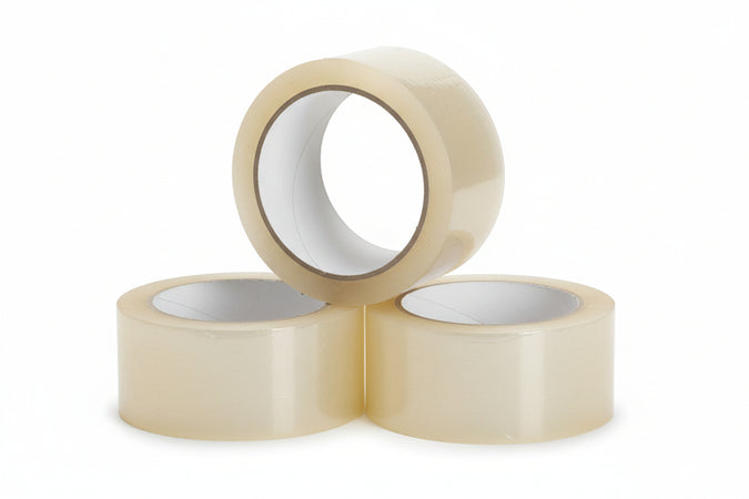 Nastro Adesivo Pacchi Per Imballaggio Rotolo Scotch Trasparente Plp 50 Mm X 132 Metri Extra Lungo