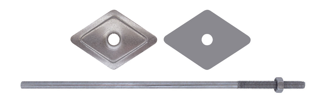 Friulsider Barretta Zincata Galvanicamente Con Dado Ø M6 Mm. 200 100.00 Pz