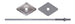 Friulsider Barretta Zincata Galvanicamente Con Dado Ø M6 Mm. 200 100.00 Pz