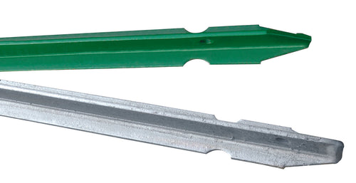 Paletto Per Recinzioni Plastificato Verde H Cm.100 Mm.30X30X3 10.00 Pz