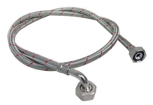 Parigi Tubo Carico Lavatrice Lavinox Con Curva Attacco 3/4 Cm. 150