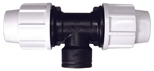 Plasson Ti A 90 ° Con Derivazione Femmina Art. 7140 Mis. 32X1X32 5.00 Pz