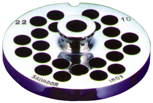 Trafila Per Tritacarne Inox N° 8 ( Ee ? 16 - 6 Fori)