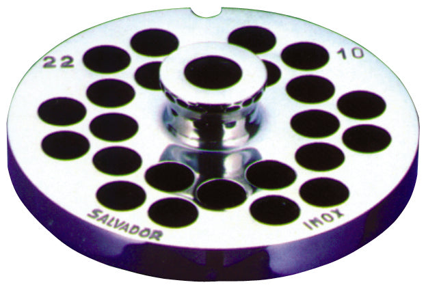 Trafila Per Tritacarne Inox N° 8 ( Ee ? 16 - 6 Fori)