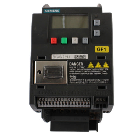 Inverter Sinamics V20 380-480V 3AC -15%/+10% 47-6 Potenza nominale2,2 kW SIEMENS