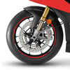STRISCE ADESIVE compatibili per MOTO BMW S1000 XR adesivi CERCHI 17' tuning