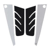 ADESIVO Resinato 3D carbonio-ergal PEDANA ANTERIORE Sticker per YAMAHA Tmax 530 2012-2016
