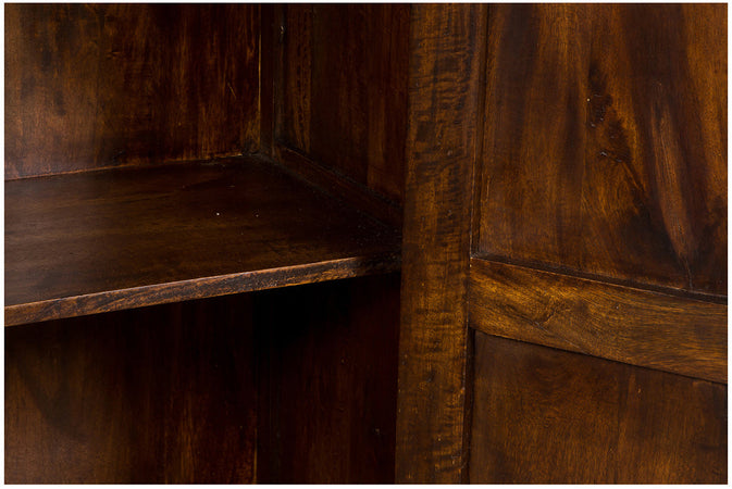 Biscottini Armadietto officina legno massiccio Biscottini dipinto a mano stile Vintage