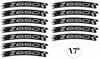 KIT STRISCE ADESIVE VERDI compatibili per CERCHI 17 MOTO KAWASAKI Z650 TUNING