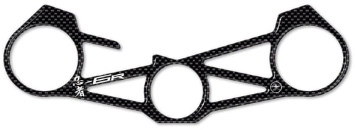 PROTEZIONE gel 3D PIASTRA FORCELLA compatibile per MOTO KAWASAKI ZX-6R 2012-2016