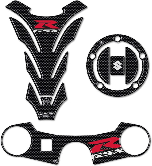 kit ADESIVI 3D PROTEZIONI compatibili per MOTO SUZUKI GSXR 1000 dal 2005 al 2006