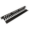 VALUE PIASTRA GESTIONE CAVI, 40X40MM, NERO