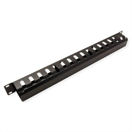 VALUE PIASTRA GESTIONE CAVI, 40X40MM, NERO