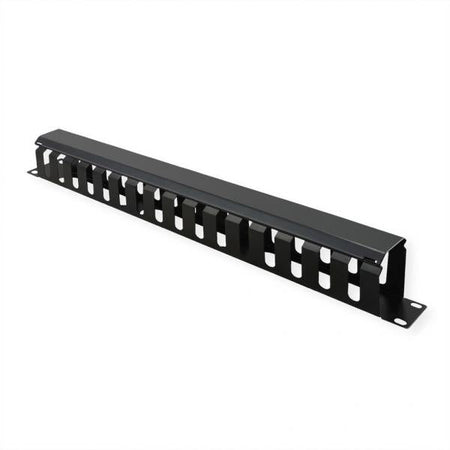 VALUE PIASTRA GESTIONE CAVI, 40X40MM, NERO