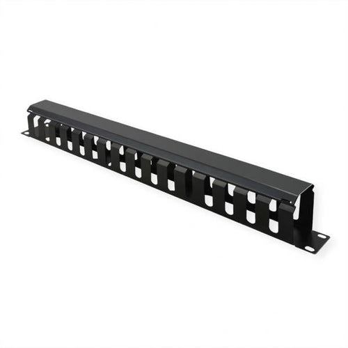 VALUE PIASTRA GESTIONE CAVI, 40X40MM, NERO