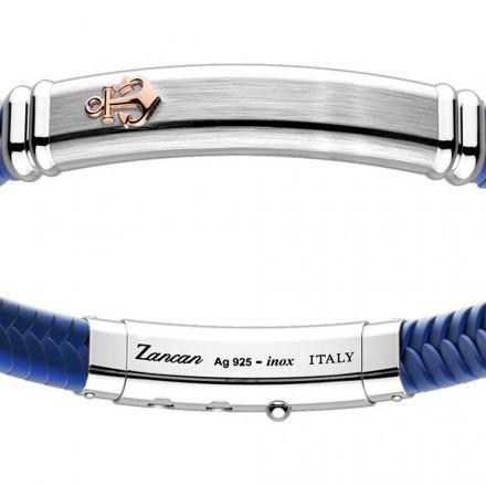 Zancan bracciale in argento e oro rosa.