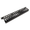 VALUE PIASTRA GESTIONE CAVI, 40X80MM, NERO