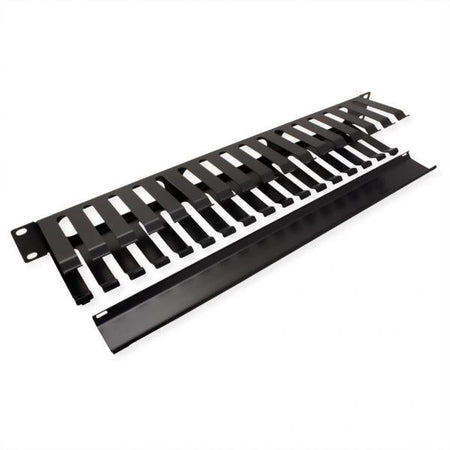 VALUE PIASTRA GESTIONE CAVI, 40X80MM, NERO